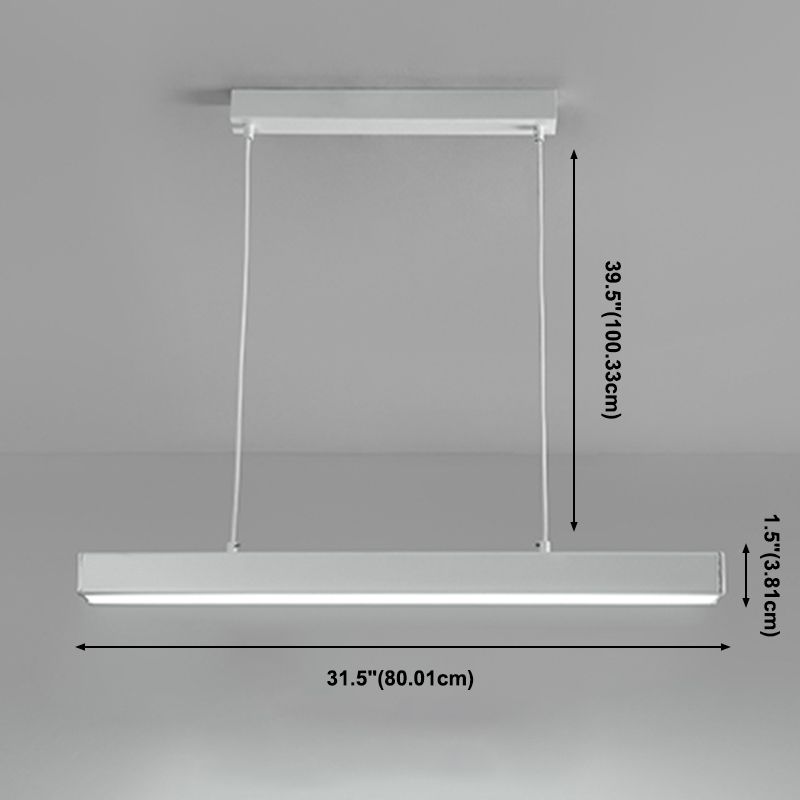 LED simple île lampe de style moderne de style moderne