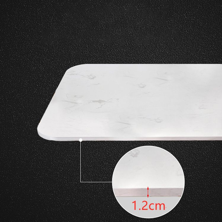 Rectangle Stone Dining Table Traditional Luxury Dinette Table for Home