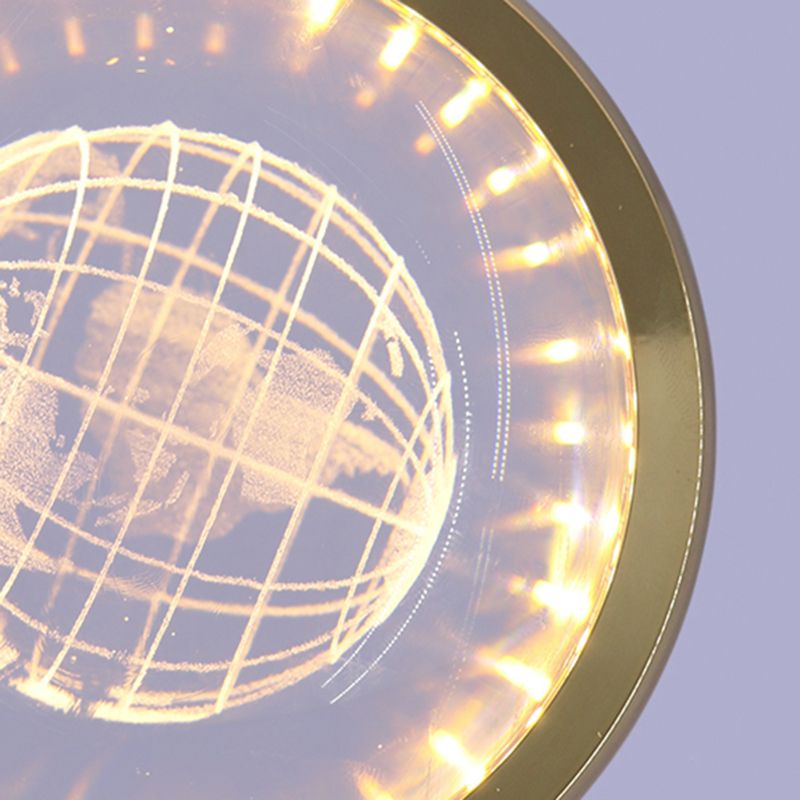 Luce a pendolo a LED LEDULUM GOLDO NOVITÀ SEMPRE CRIDULE CRIDULE LUCE PER CAMERA DA LETTA