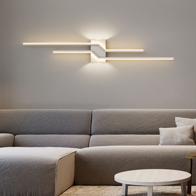 Minimalism Wall Light Fixtures Linear LED Indoor Wall Sconce Lighting for Living Room