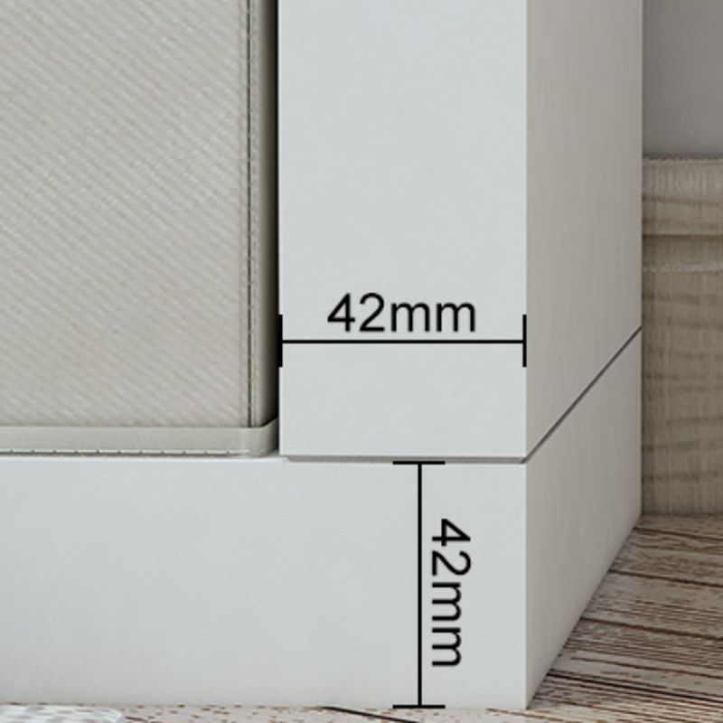 Standard Open Back Bookcase Engineered Wood Scandinavian Bookshelf (Drawers not Included)