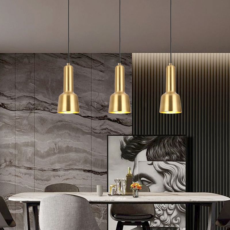 Zeitgenössische Deckenleuchte mit Metallschatten für Wohnzimmer