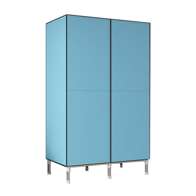 Metal Frame Wardrobe Cabinet Contemporary Style Wardrobe for Home