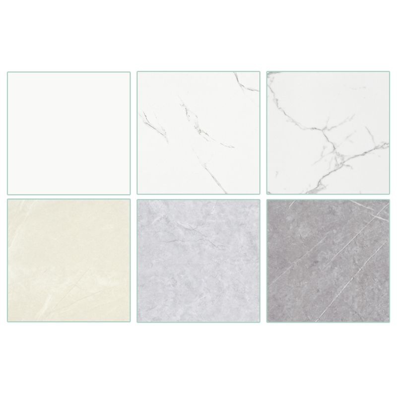 Water Resistant Peel & Stick Tile Marbling Single Tile for Bathroom Backsplash