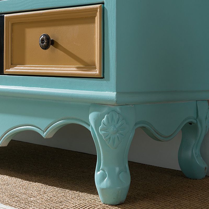 French Country Horizontal Storage Chest Drawers Included for Home