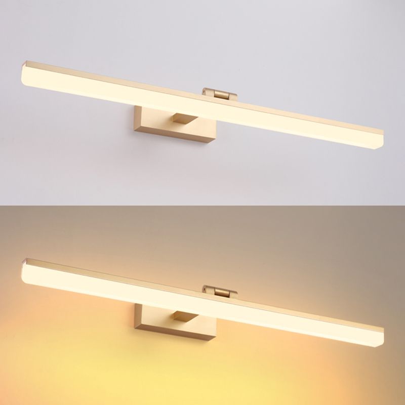 Lámpara de pared lineal de aluminio LED de LED moderno con luz de aluminio con sombra de plástico