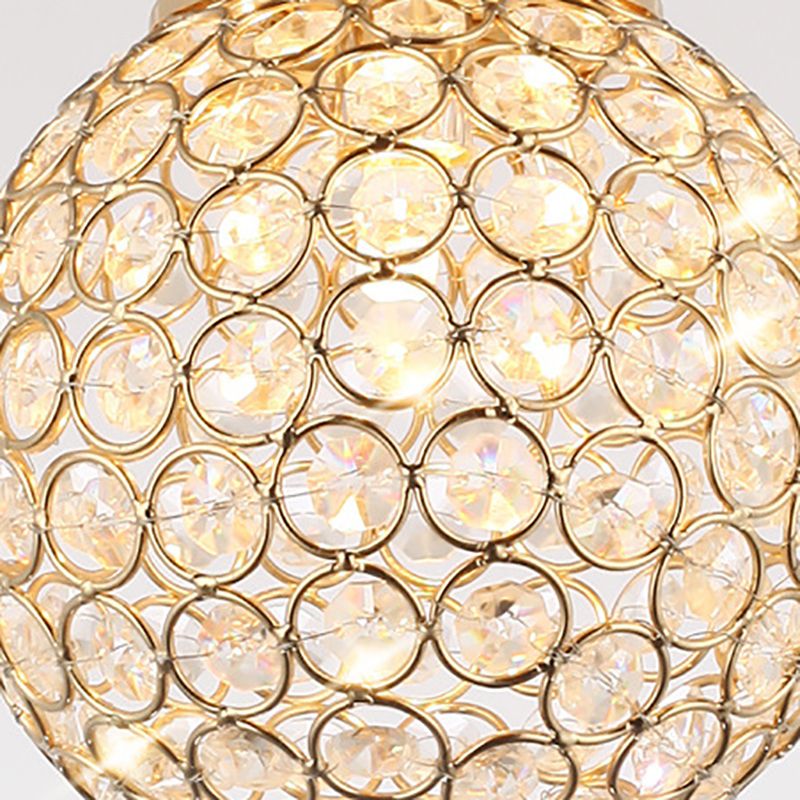 Escaliers multi-légers en spirale Pendant la lampe à goutte élégante minimaliste avec nuance de cristal à billes