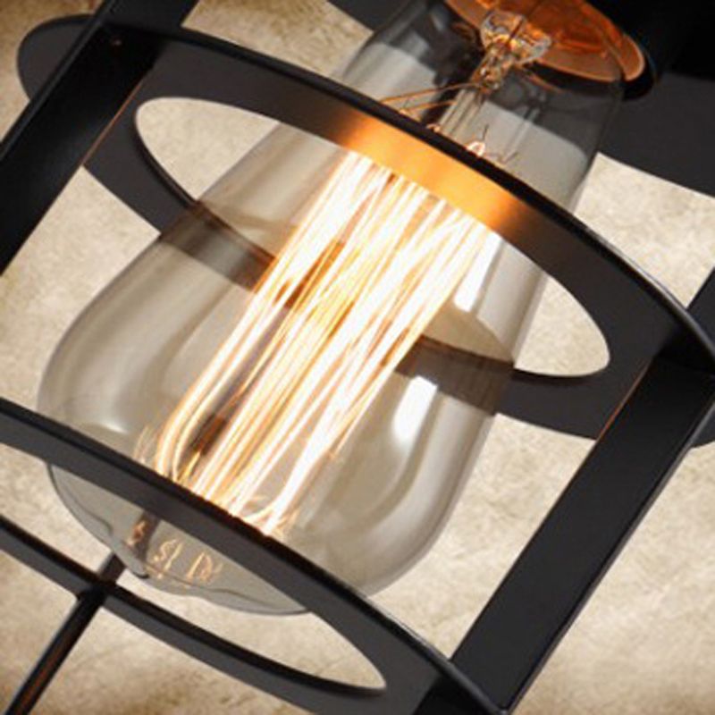 Industrial Wall Light Fixture Metal 1 Light Wall Mounted Lighting for Living Room