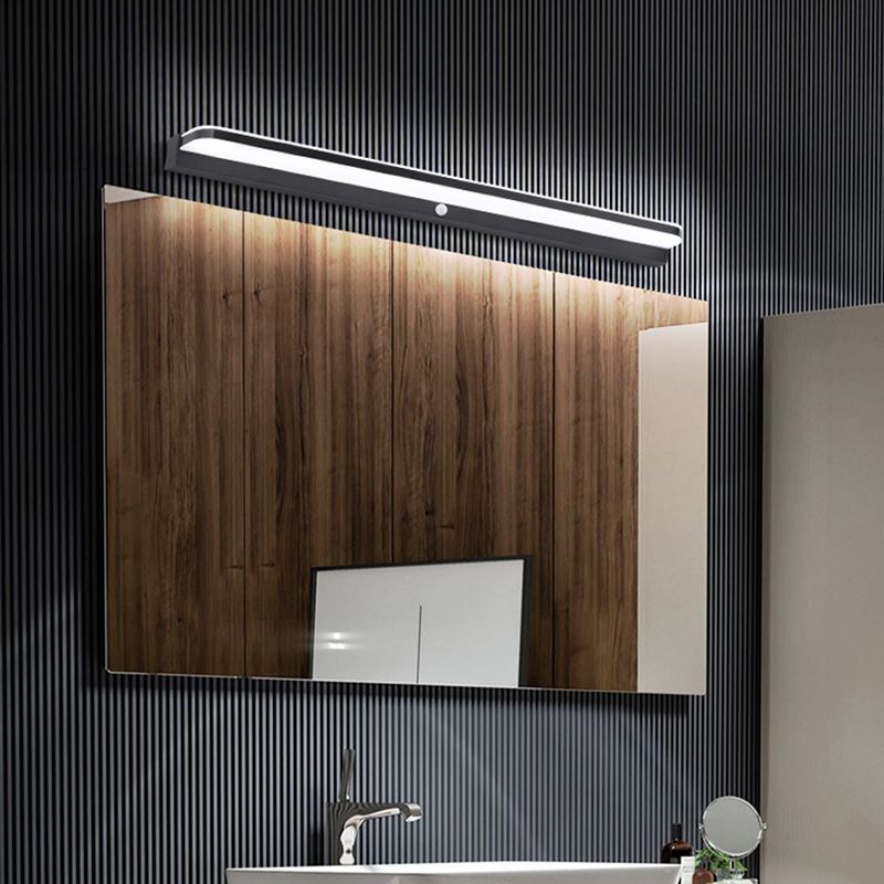 Modern Style Rectangle Vanity Wall Lights Metal 1 Light Vanity Mirror Lights