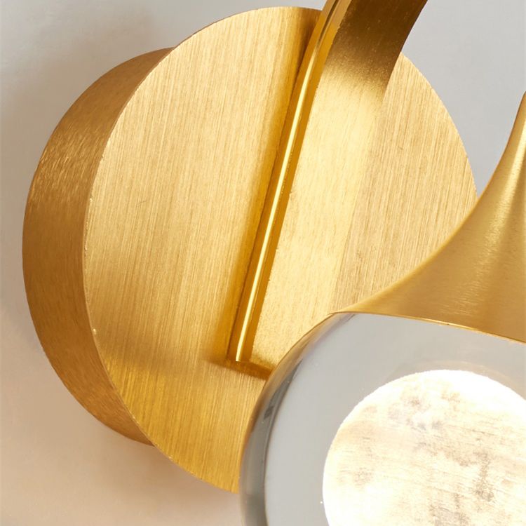 Moderne creatieve stijl Globe Wall Schonce Crystal 1 Light Sconces