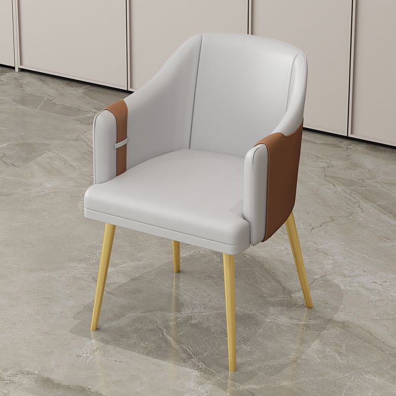 Nordic 1/4/5 Pieces Dining Set Sintered Stone Top Dining Table with Leather Chairs