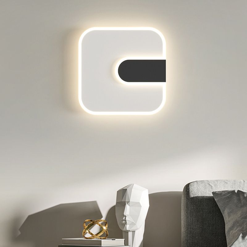 Simple Shape Wall Lighting Fixtures Modern Metal Wall Light Sconces for Bedroom