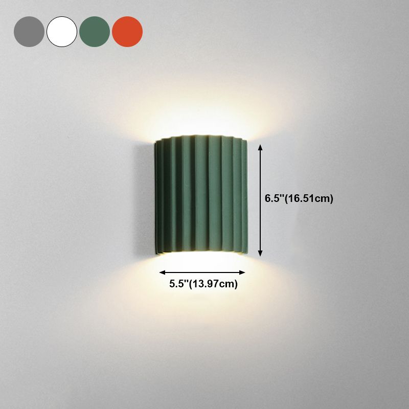 Nordic Resin Wall Light Colorful Geometric 2 Lights Wall Sconce for Living Room