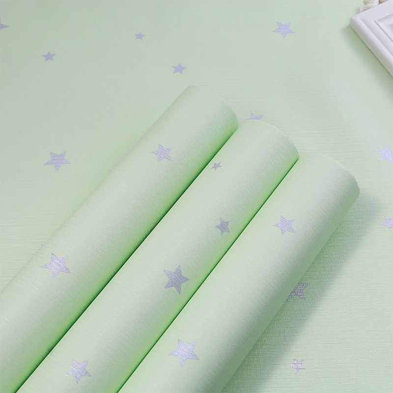 Eigentijdse stijl behangrol effen gekleurd Peel and Stick wanddecoratie, meerkleurig