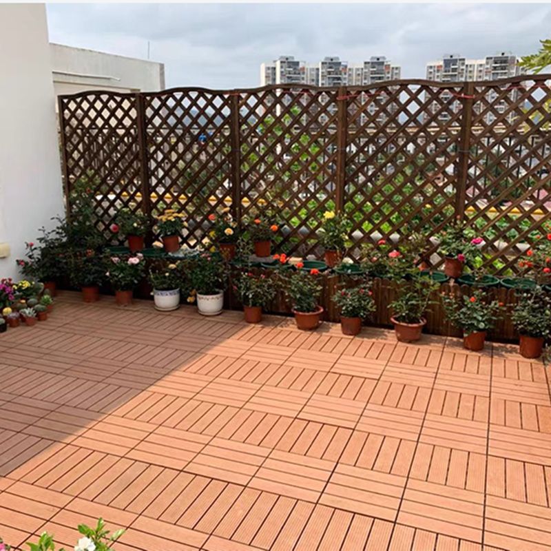Interlocking Patio Flooring Tiles Striped Pattern Flooring Tiles Garden