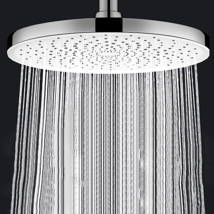 Round Fixed Shower Head Contemporary H2O Kinetic Technology Wall-Mount Shower Head