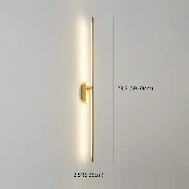 Lineaire strip wandverlichting moderne metalen wandbevestiging lamp voor slaapkamer woonkamer