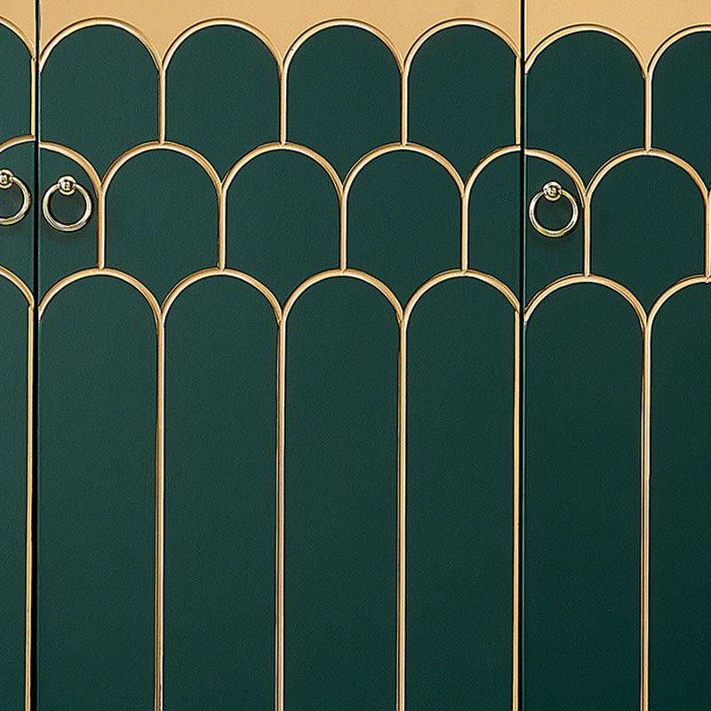 Glam Style Engineered Wood Buffet Table 15.7" Wide Sideboard Cabinet