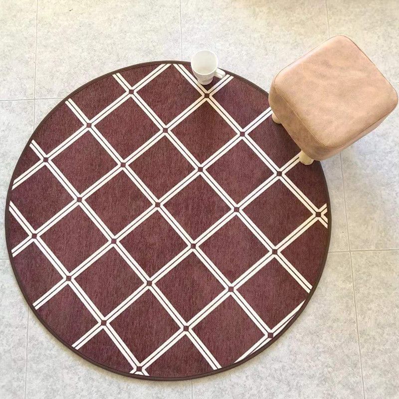 Fancy Modern Carpet Flower Pattern Polyester Area Rug Stain Resistant Rug for Home Decor