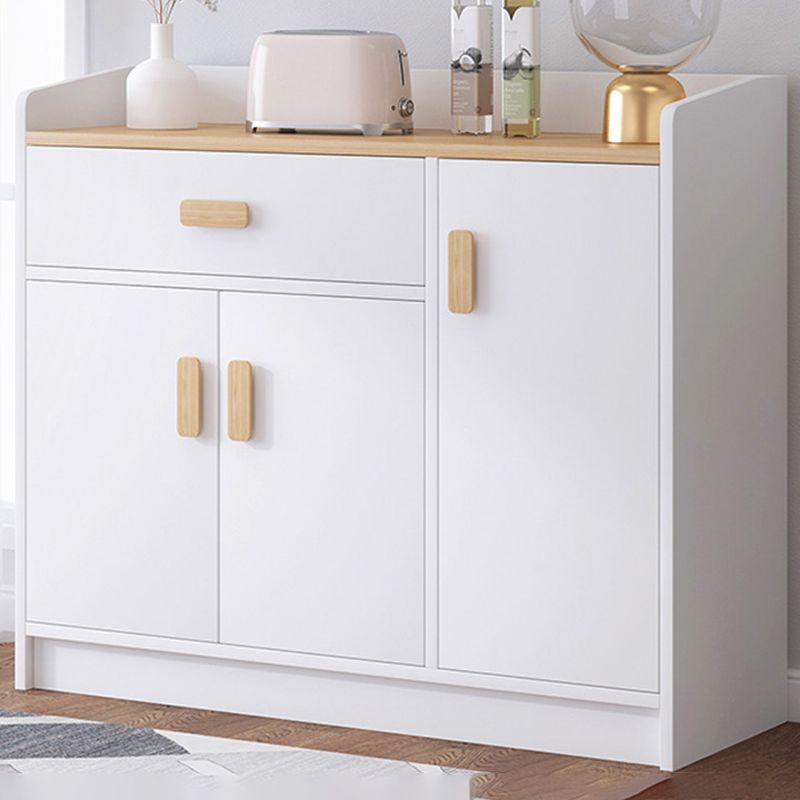 Accent Chest with Drawer Wood Contemporary Chest with 2/1-Door