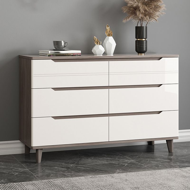 Rectangle Wooden Chest, Contemporary Accent Chest with Drawers