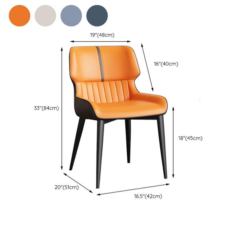 Contemporary Dining Room Armless Chair Dining Chairs with Upholstered