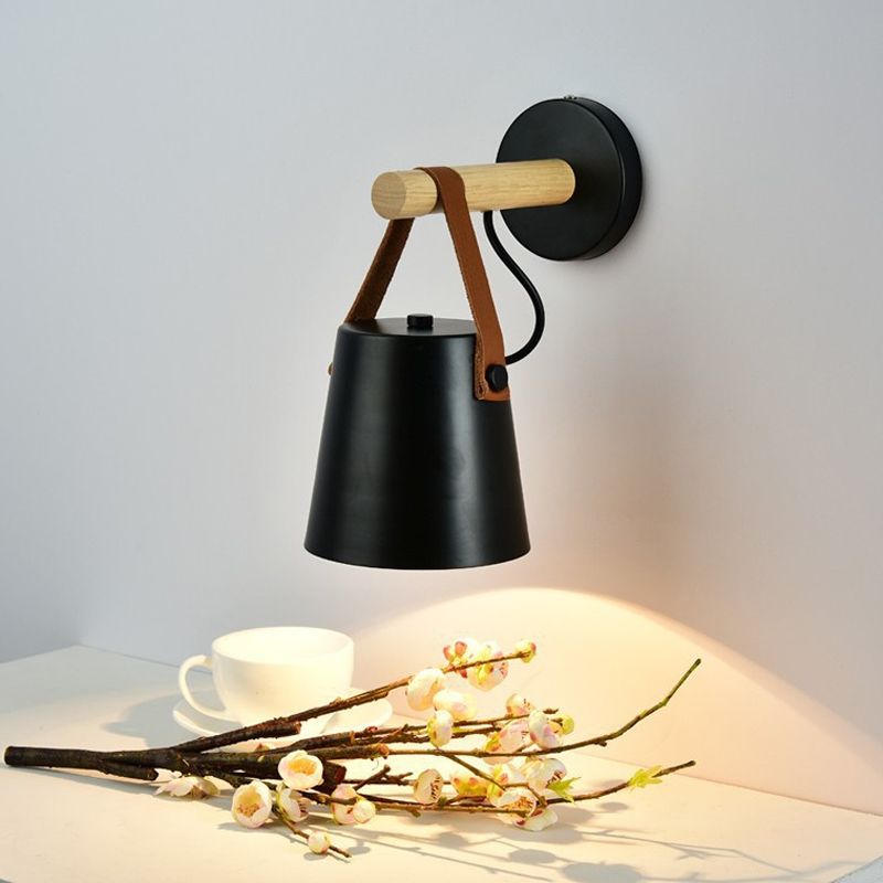 Contemporary Wooden Wall Light Simple Wall Light Sconce for Living Room