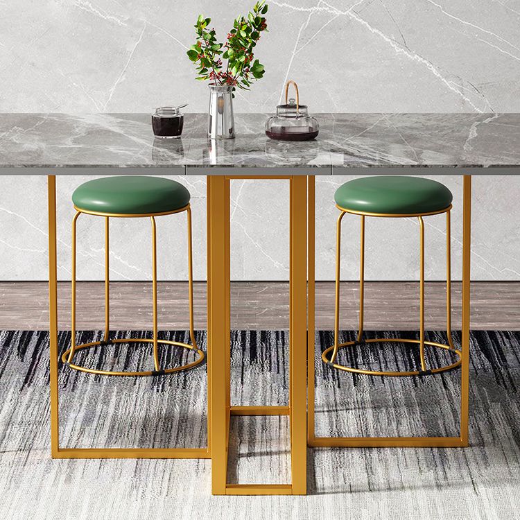 Rectangle Table Simplicity Style Stone Folding Furniture,59"L x 31.5"W x 28.7"H