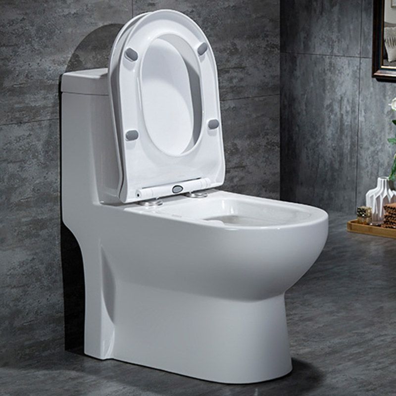 Traditional One Piece Toilet Bowl Floor Mounted White Urine Toilet for Bathroom