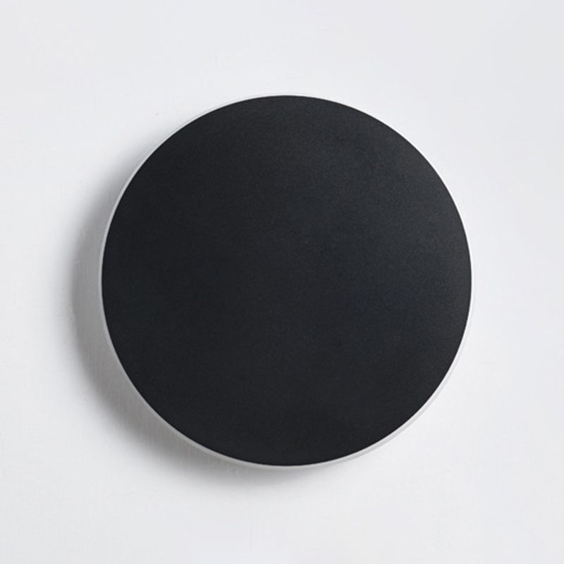 Discos de pared de disco redondo Apliques de luz de pared moderno Acrílico 1 apliques de luz