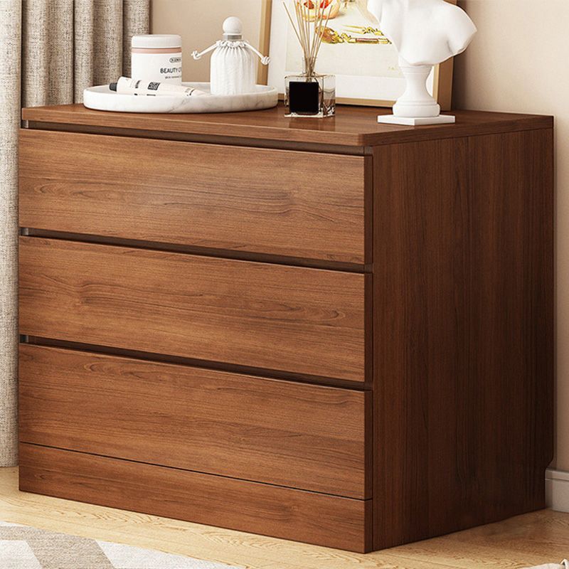 16" W Wooden Chest Modern Style Storage Chest Dresser with Drawers and Doors