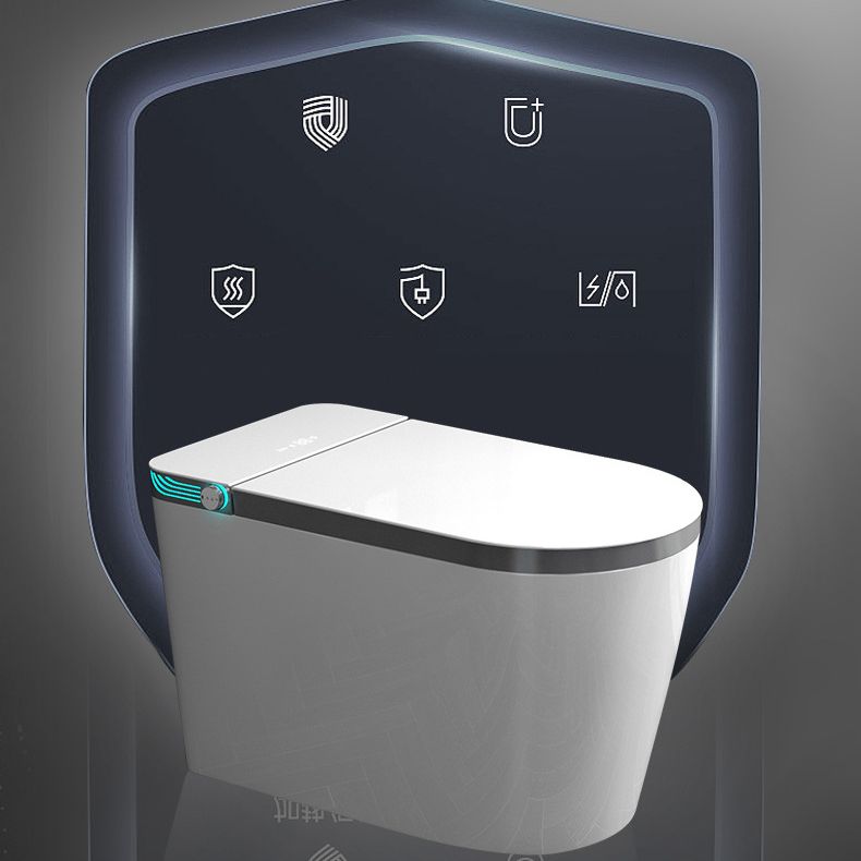 Modern Concealed Tank One Piece Toilet Floor Mounted Toilet Bowl for Washroom
