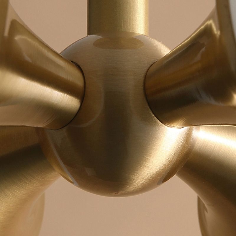 Nordic Style Golden Ceiling Lamp Ball Shape Ceiling Light for Living Room