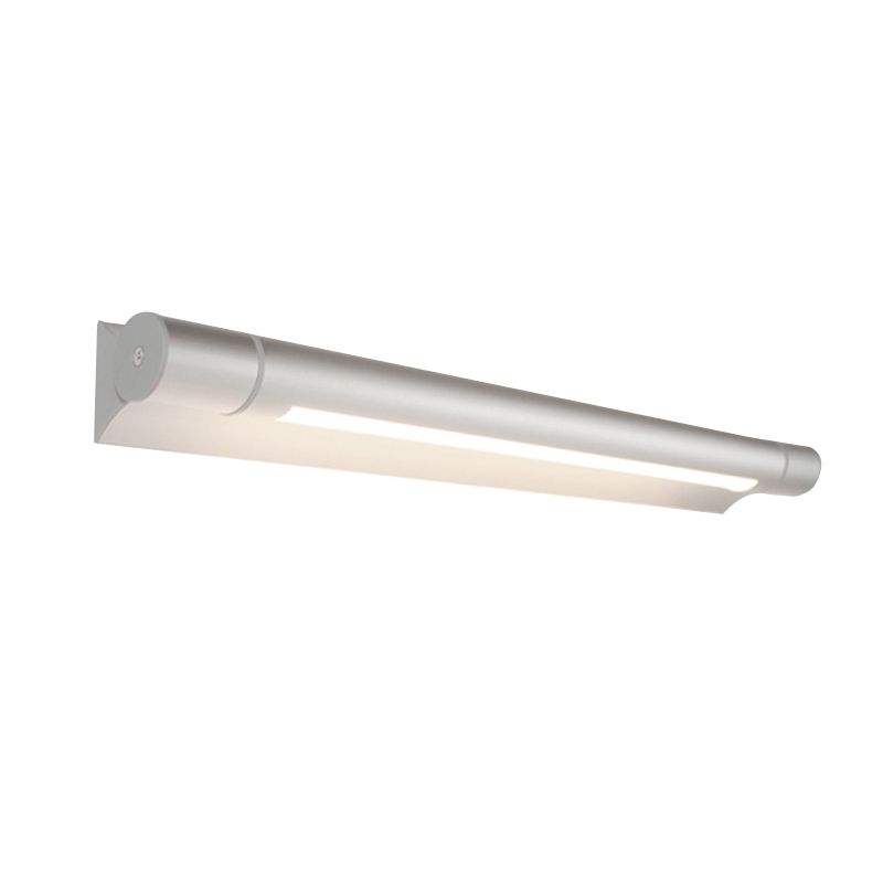 Modern Simple Aluminum Vanity Light Cylinder Shape Vanity Lamp with PC Shade for Bedroom