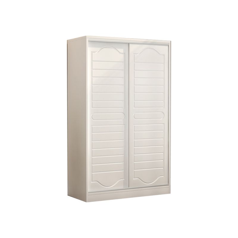 Modern White Wood Frame Wardrobe Freestanding Wardrobe with Soft Close Doors
