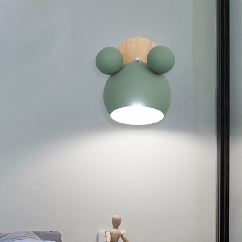 Mouse Simplicity Wall Sconce Colorful Metal Wall Mounted Lamp for Sitting Room