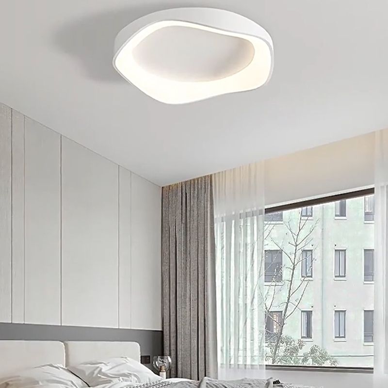 Metal Ceiling Light Fixture Nordic Style LED Flush Mount for Bedroom