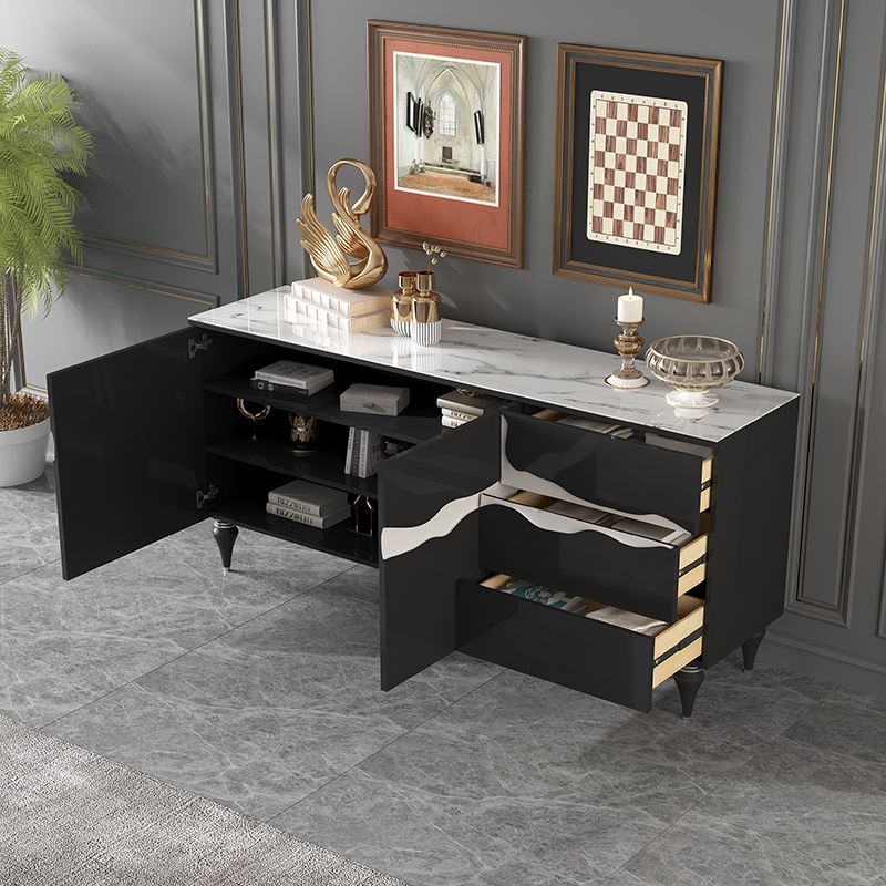 13.65-inch Width Classic Glam Storage Chest Stone Storage Chest Dresser