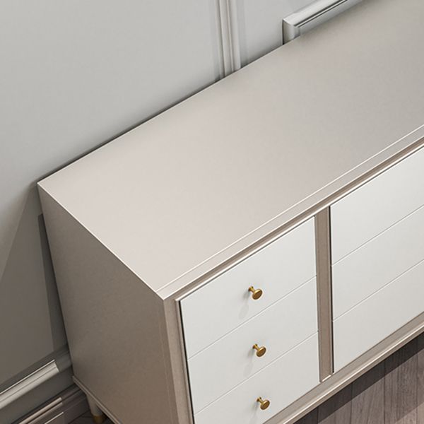 Contemporary Storage Chest Wooden Storage Chest Dresser with 8/9 Drawers for Home