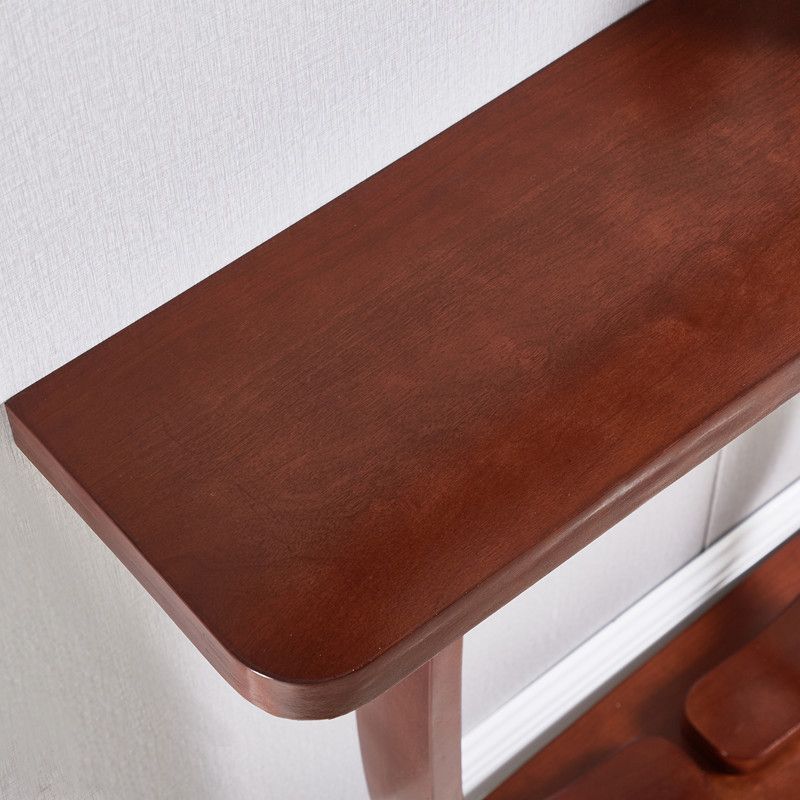 Rectangle Shape Contemporary Console Table Brown Wood Console Sofa Table