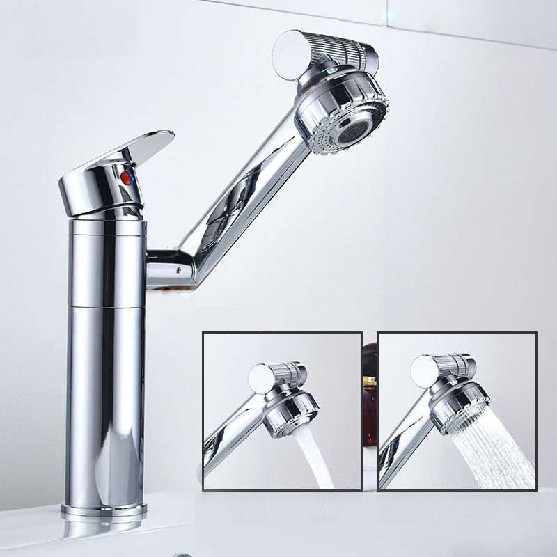 Glam Style Faucets Vessel Sink Faucet with Single Lever Handle