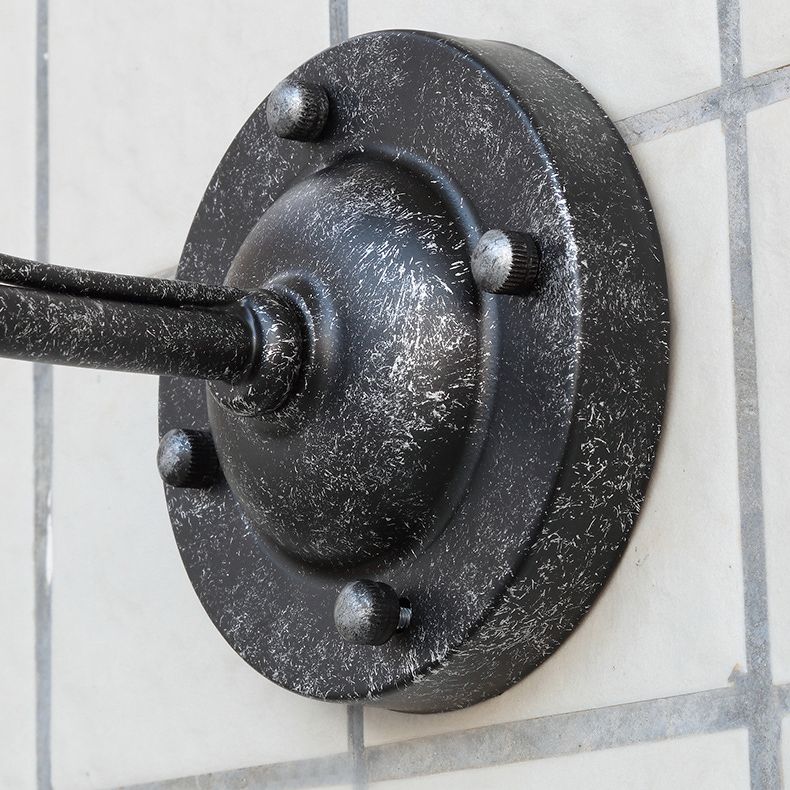 Industrielle Vintage -Wandleuchte -Leuchten im Freien mit Schmiedeeiseisen -Wand montiertes Licht