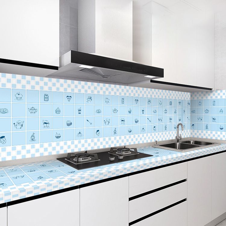 Modern Backsplash Wall Tile PVC Self Adhesive Wallpaper for Kitchen Backsplash