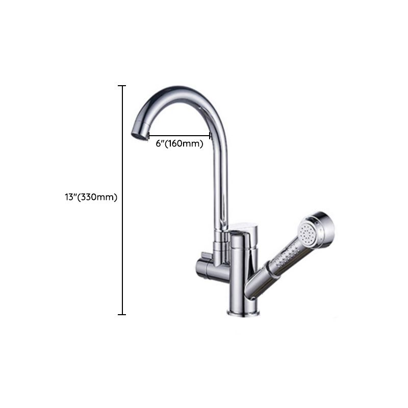 Industrial Single Level Kitchen Faucet Lead Free One Hold Tub Filler Trim
