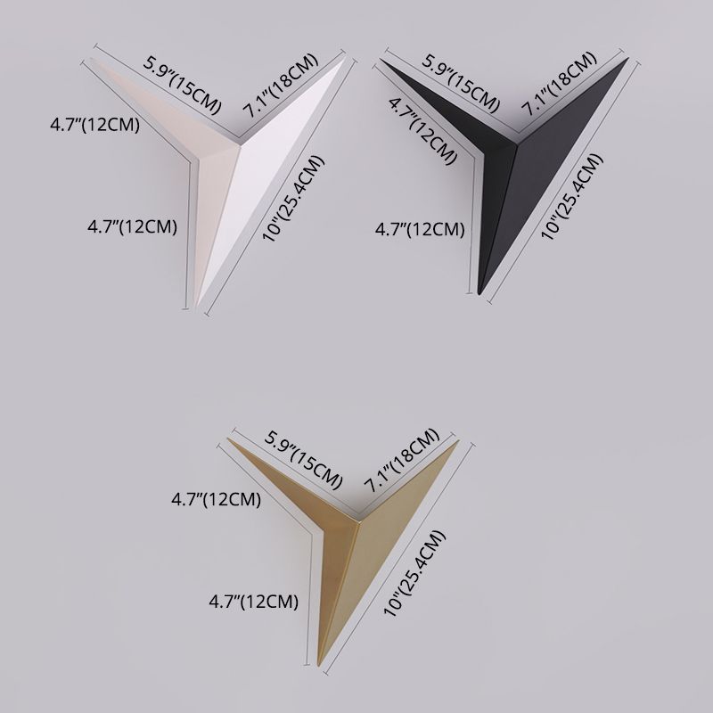 Minimalisme Metaal driehoek LED SCONCE LAMP MODERNE STIJL GEOMETRISCHE WANDELEMENT LICHT VOOR AISLE TRAPEN