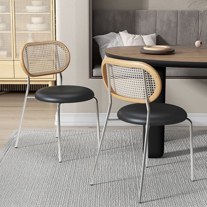 Chaise de salle à manger carrée de cuisine contemporaine