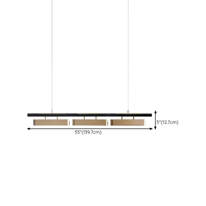 Modern Kitchen Pendant Lights Stainless Steel Island Light in Black and Gold