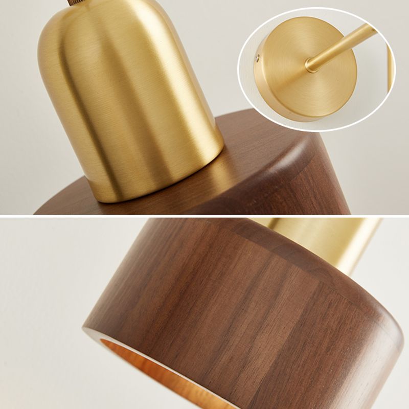 Nordic Wall Light Fixture Minimalist Wooden Wall Light Sconce for Bedroom