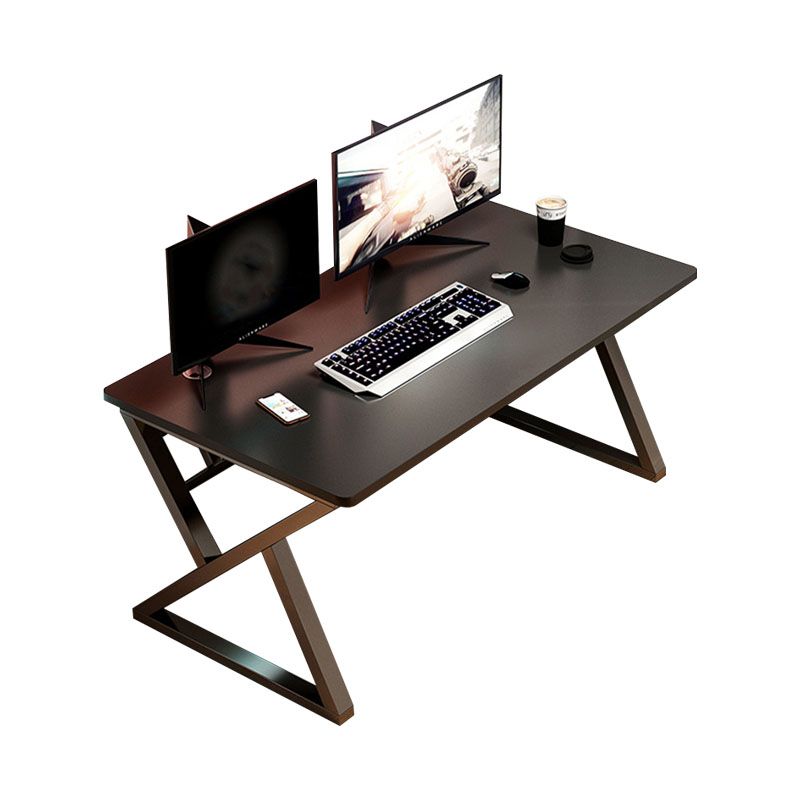 29.5" H Wooden Writing Desk Rectangular Contemporary Computer Desk