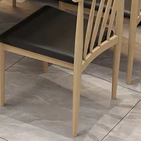 Dining Room Armless Dining Chair Home Slat Back Dining Chair
